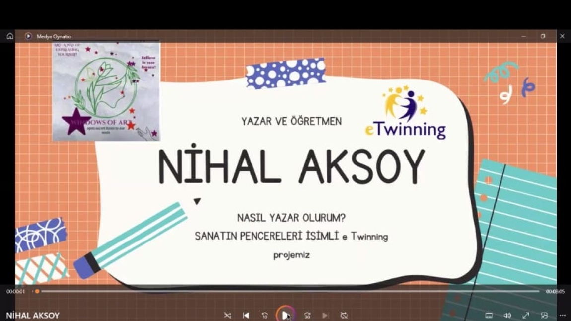 Windows of Art Etwinning projesi